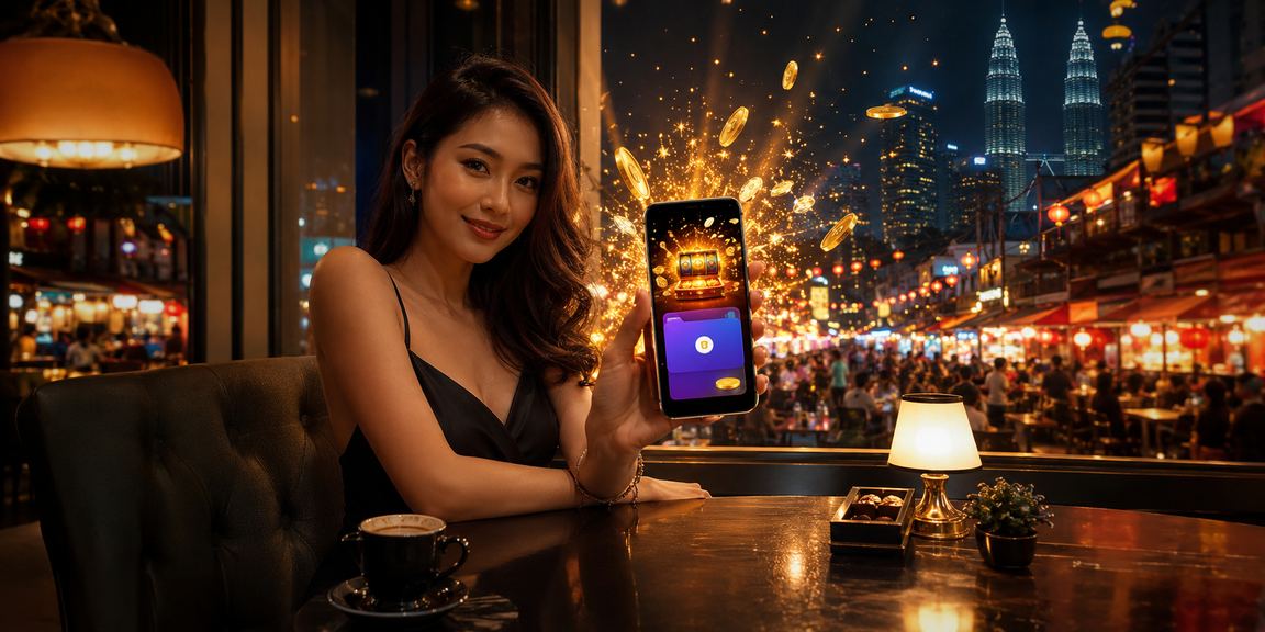 Pengguna di Kuala Lumpur mengakses aplikasi kasino 70300 dengan selamat